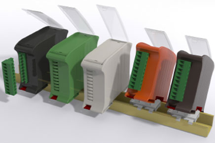 Cajas para carril DIN 35mm RAILBOX COMPACT VERTICAL Cajas para carril DIN 35mm RAILBOX COMPACT VERTICAL