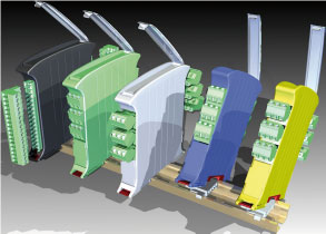 Cajas para carril DIN RAILBOX VERTICAL y MULTINIVEL DE 17,5 a 45mm de ancho para equipos electrnicos y domtica