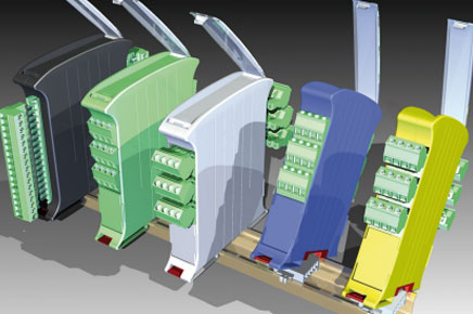 Cajas verticales para carril DIN 22,5mm RAILBOX VERTICAL Y MULTINIVEL Cajas verticales para carril DIN 22,5mm RAILBOX VERTICAL Y MULTINIVEL